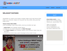 Tablet Screenshot of diklatbimba.com